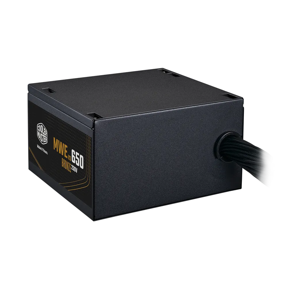 Cooler Master MWE 650W V3 230V ATX 3.1 80 Plus Bronze Power Supply - Black