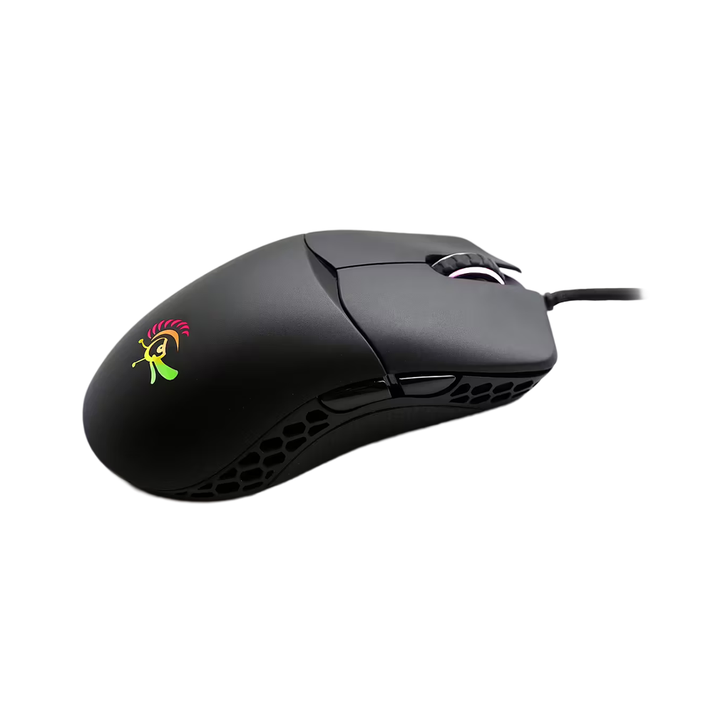 DUCKY FEATHER RGB Wired Hauno Switches Gaming Mouse - Black