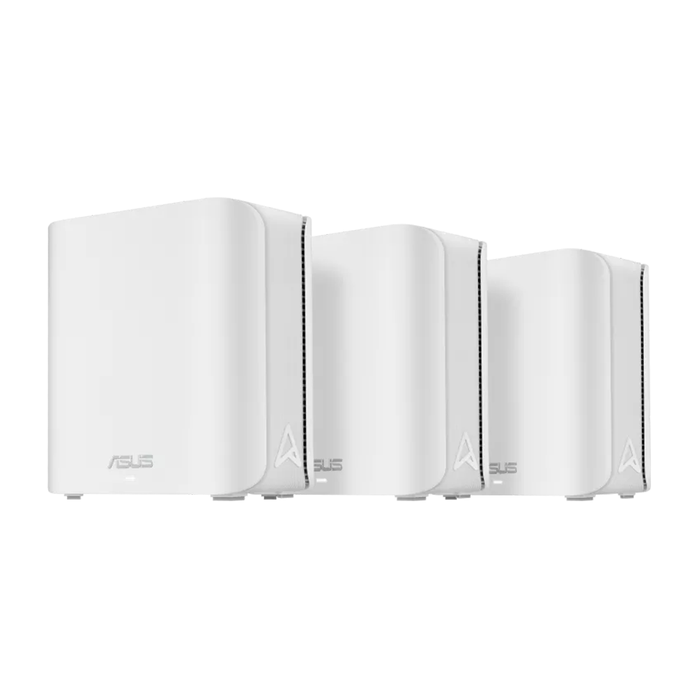 ASUS ZenWiFi BD4 Dual-band WiFi 7 (802.11be) AiMesh Extendable Router - 3Pack - White
