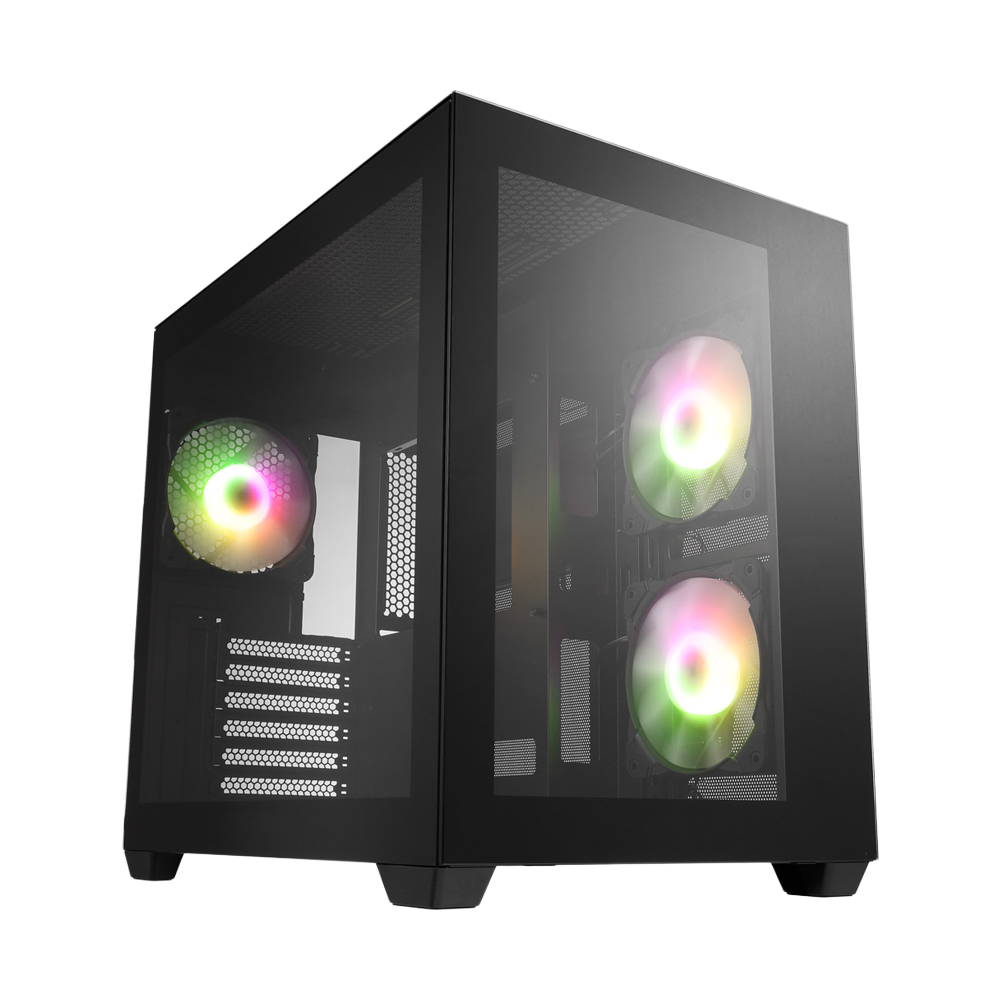 FSP CMT380B USB3.0x2 ATX Mid Tower - Black