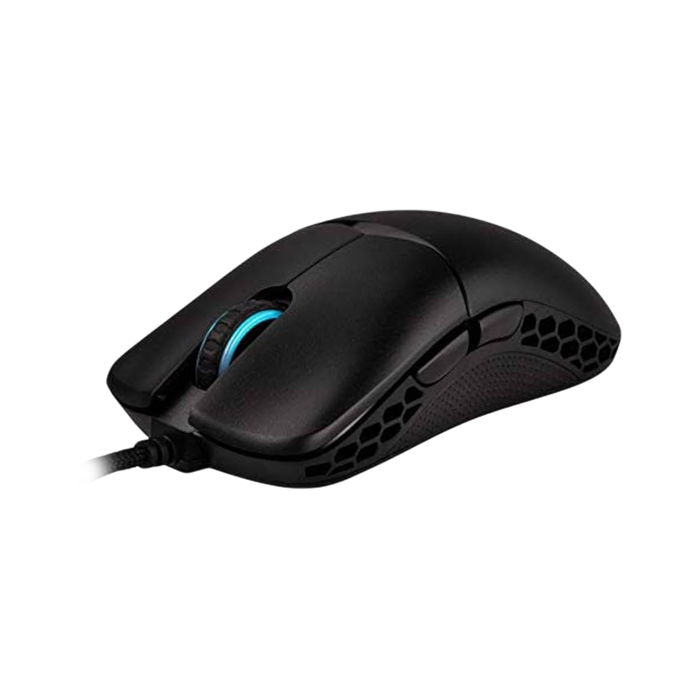 DUCKY FEATHER RGB Wired Hauno Switches Gaming Mouse - Black