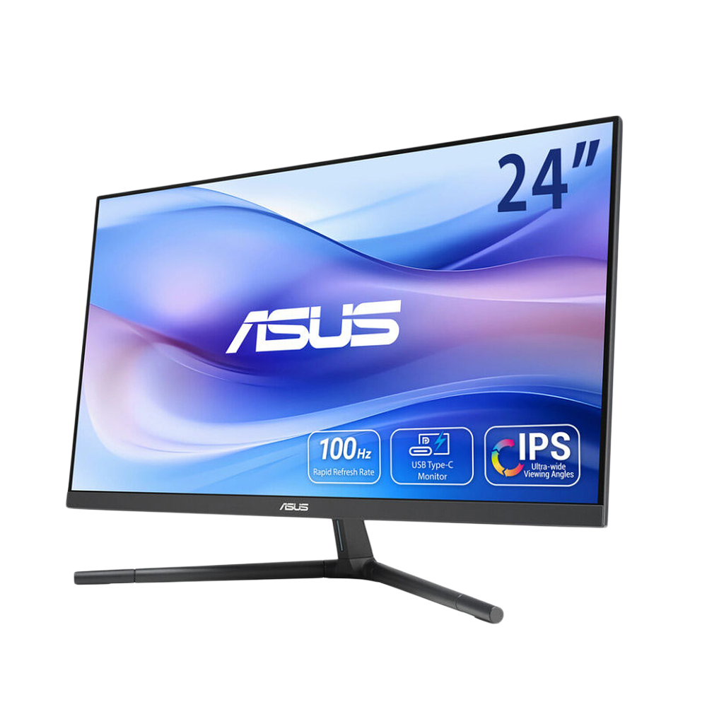 ASUS VU249CFE-B 24 Inch 100Hz FHD IPS Eye Care Gaming Monitor - Black