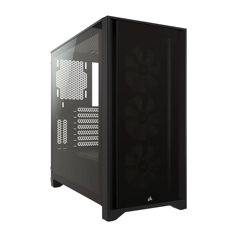 CORSAIR iCUE 4000X RGB Mid Tower Case - Black