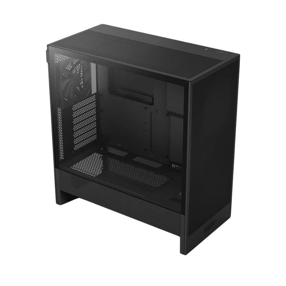 NZXT H5 Flow (2024) Compact Mid-Tower ATX Case - Black