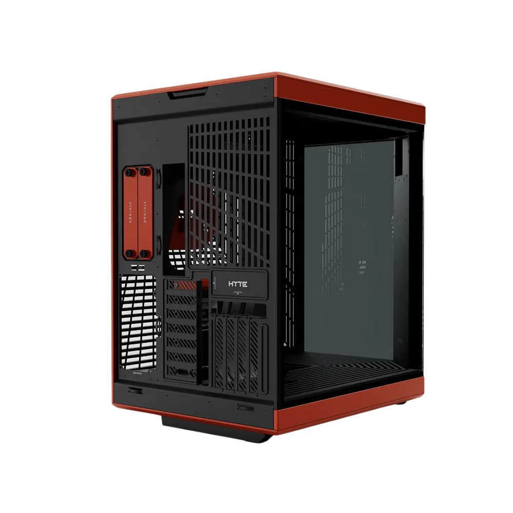HYTE Y70 TOUCH INFINITE 14.5 Inch Integrated IPS Touchscreen ATX Case - Black Cherry