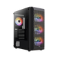 AEROCOOL BEAM FRGB Fan x 4 MID Tower Case - Black