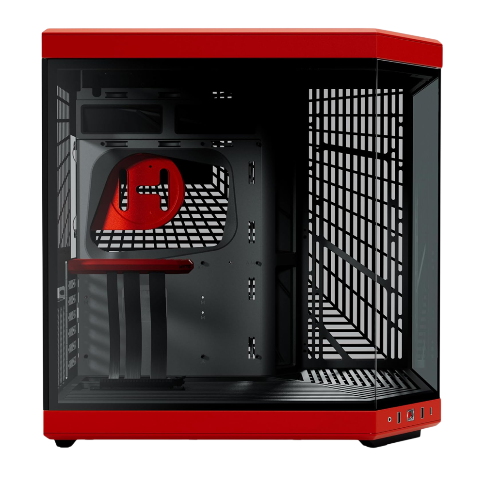 HYTE Y70 Standard Edition Case Without Fans - Black/Red