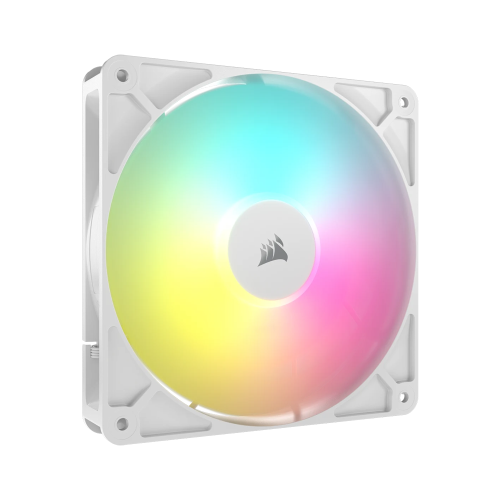 CORSAIR RS140 ARGB 140mm PWM Fan Single Pack - White