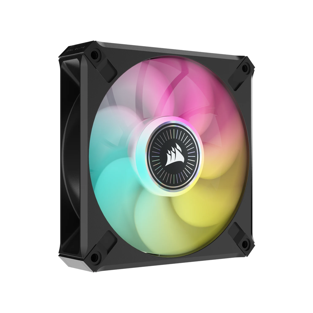 CORSAIR iCUE ML120 RGB ELITE Premium 120mm PWM Magnetic Levitation Fan Single Pack - Black