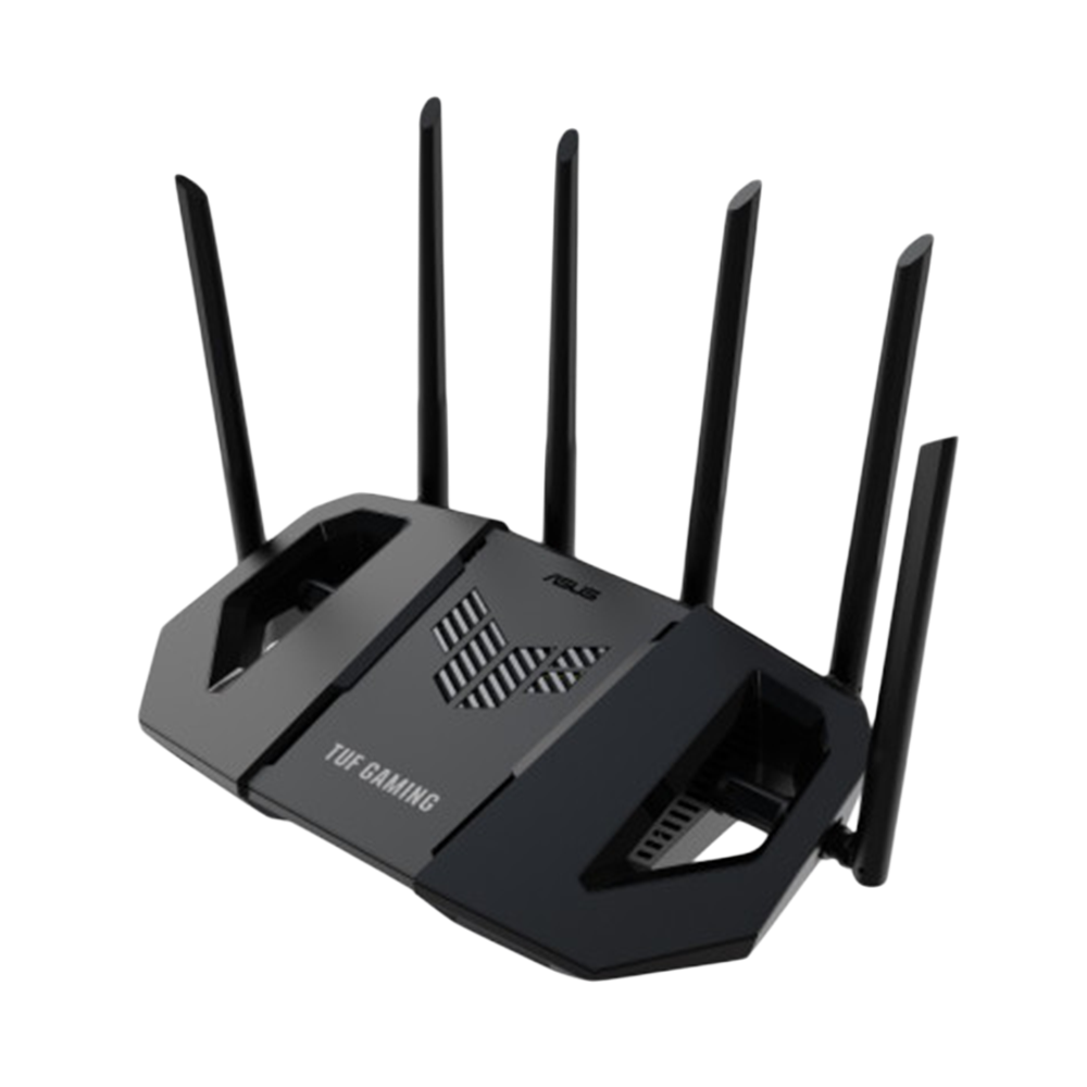 ASUS TUF Gaming BE6500 Dual Band WiFi 7 (802.11be) Extendable Gaming Router - Black