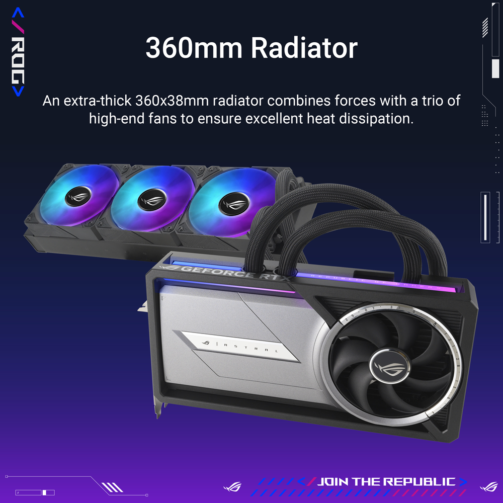 ASUS ROG ASTRAL LC GeForce RTX 5090 32GB OC Graphic Card - Black
