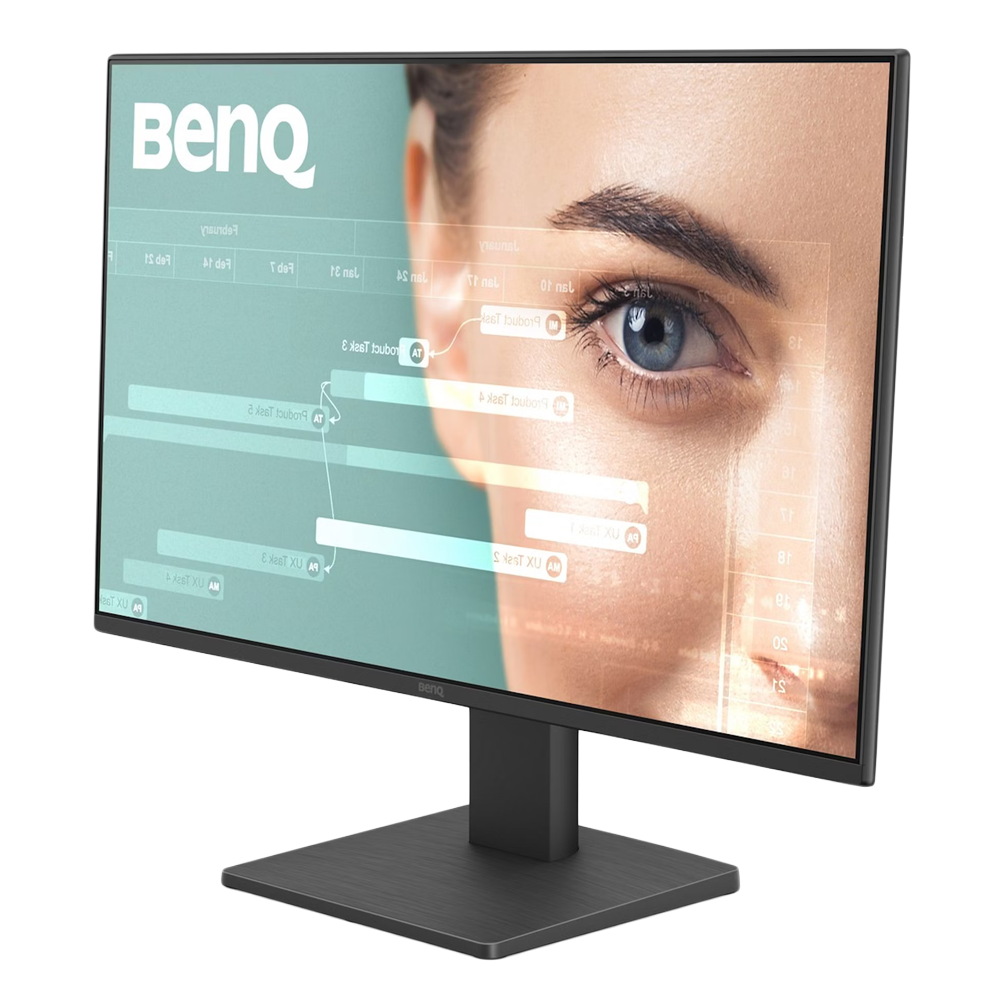 BenQ 24 Inch FHD IPS 100hz 5ms Eye Care Monitor - Black