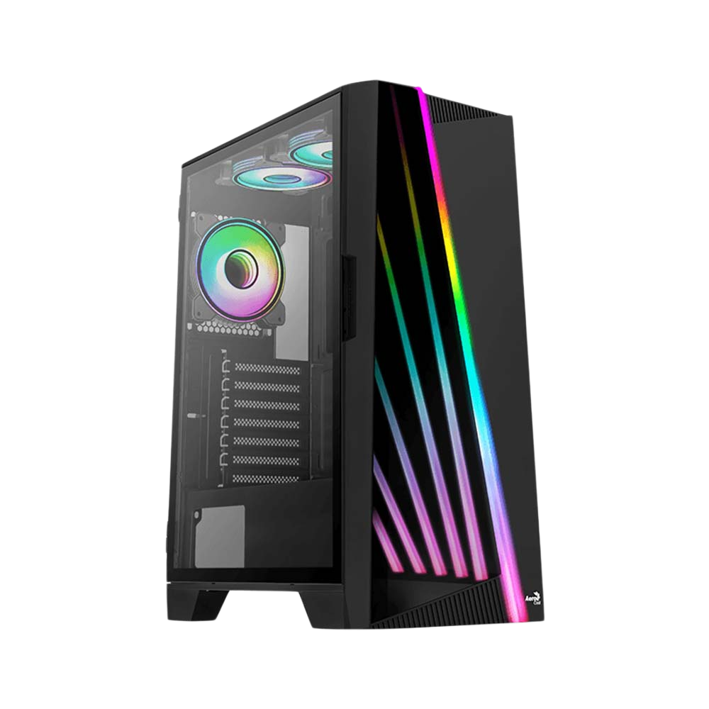 Aerocool Mirage V2 ARGB Fan x 3 Mid Tower Case - Black