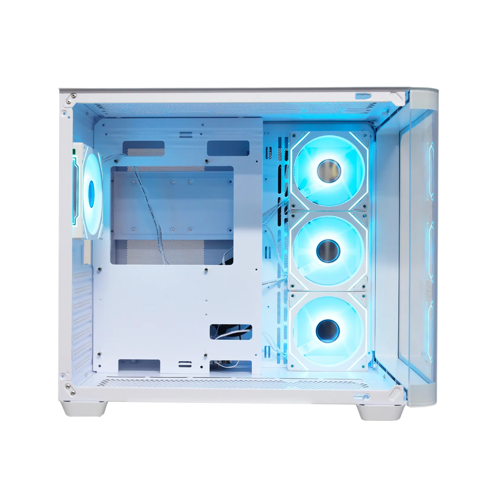 AEROCOOL P500C ARGB Fan x 4 Mid Tower Case - White