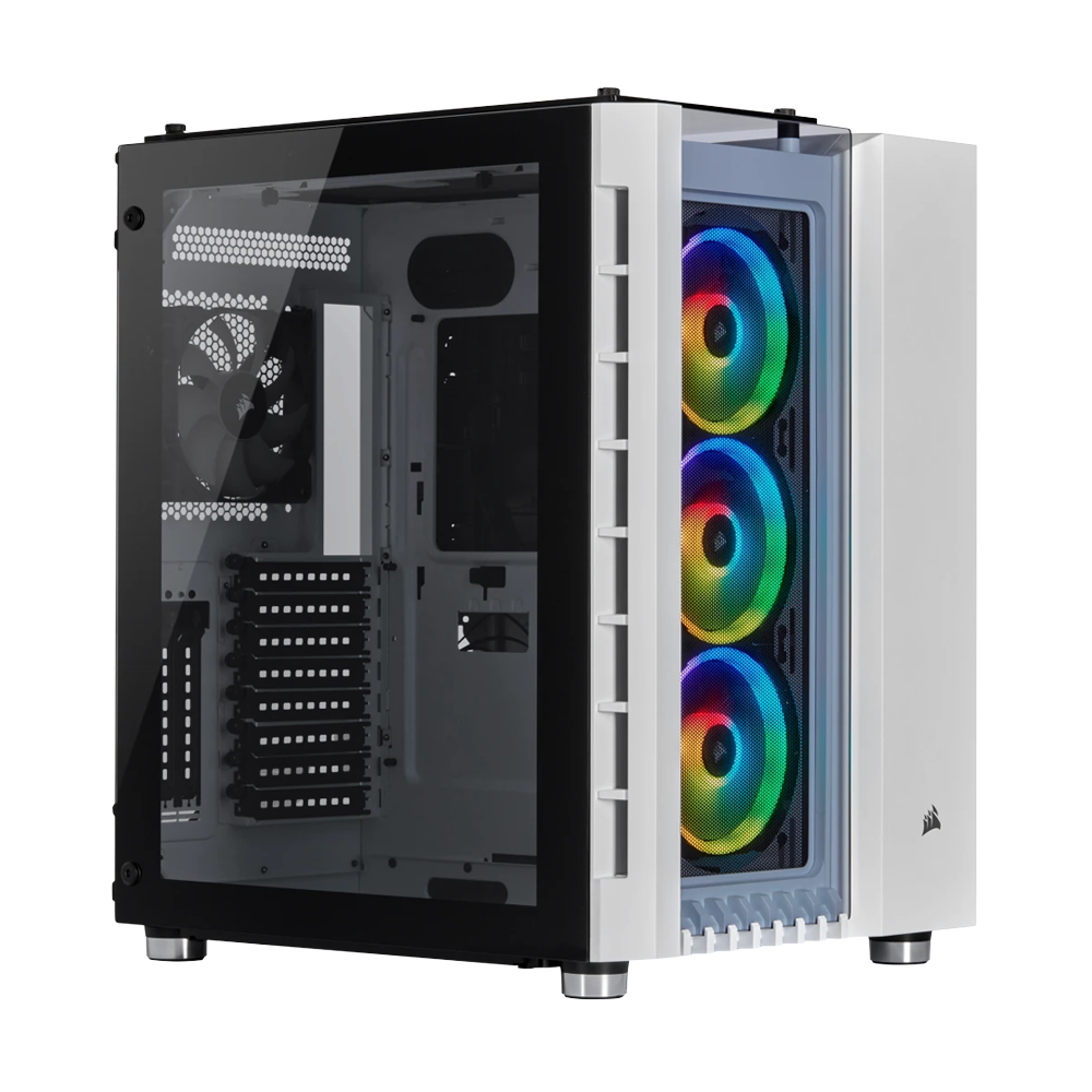 CORSAIR Crystal Series 680X RGB Mid Tower Case - White
