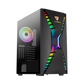 Aerocool Cronus ARGB Mid-Tower Gaming Case - Black