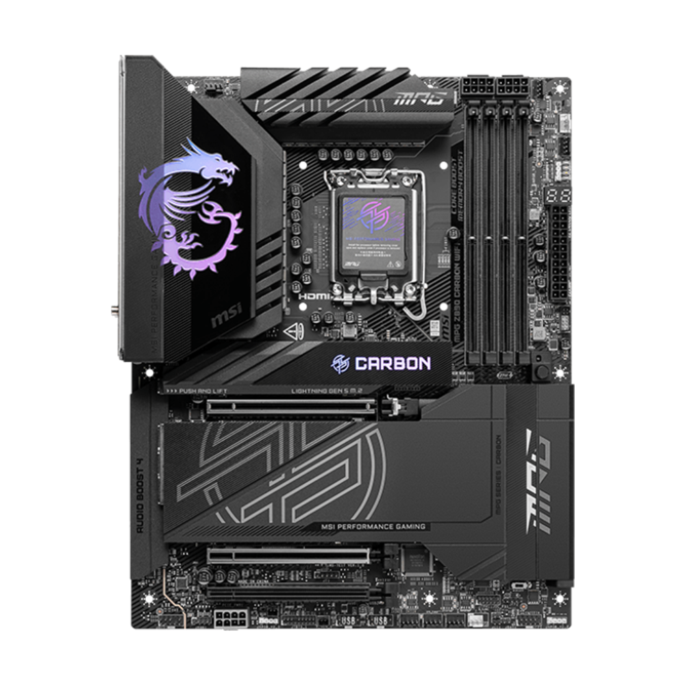 MSI MPG Z890 Carbon Wi-Fi 7 DDR5 Motherboard - Black