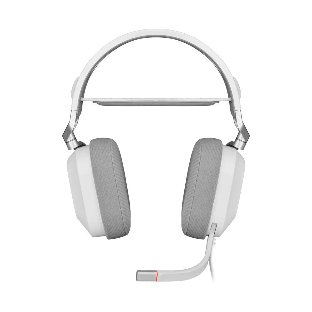 CORSAIR HS80 RGB Wired Gaming Headset - White