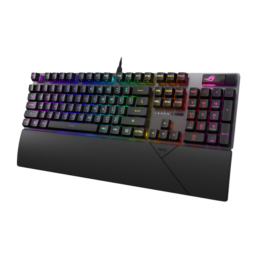 ASUS ROG STRIX SCOPE II RX Optical Mechanical Gaming Keyboard Arabic - Black