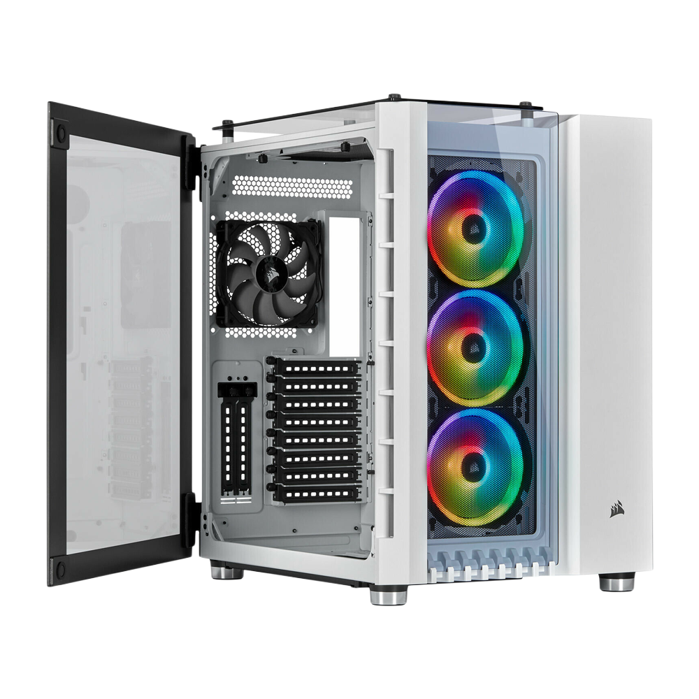 CORSAIR Crystal Series 680X RGB Mid Tower Case - White