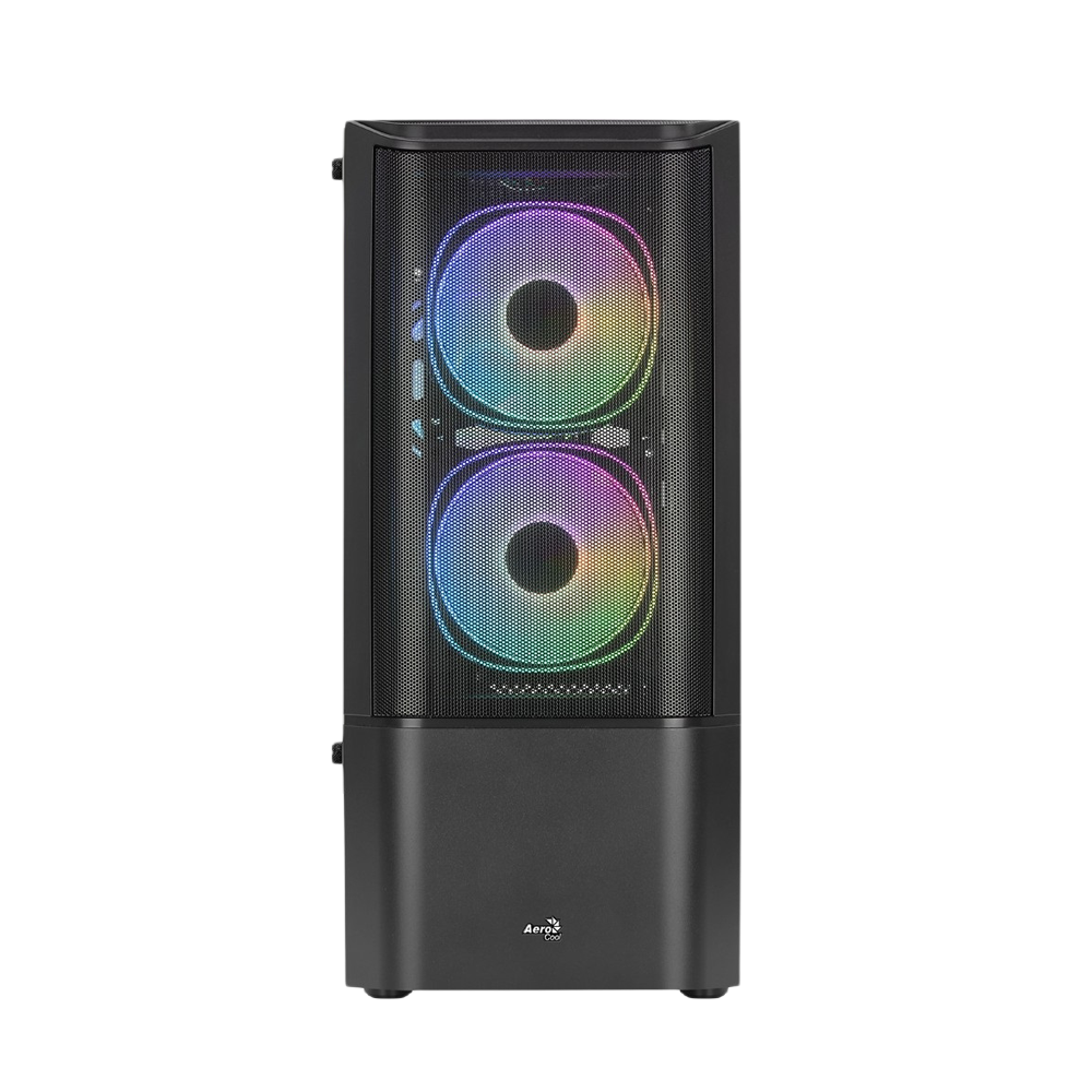 Aerocool Quantum Mesh V3 RGB Mid Tower Case - Black