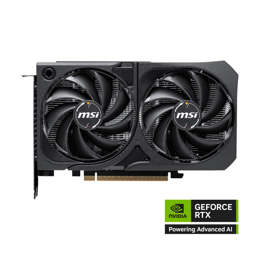 MSI Nvidia GeForce RTX 5060 8GB SHADOW 2X OC Graphics Card - Black
