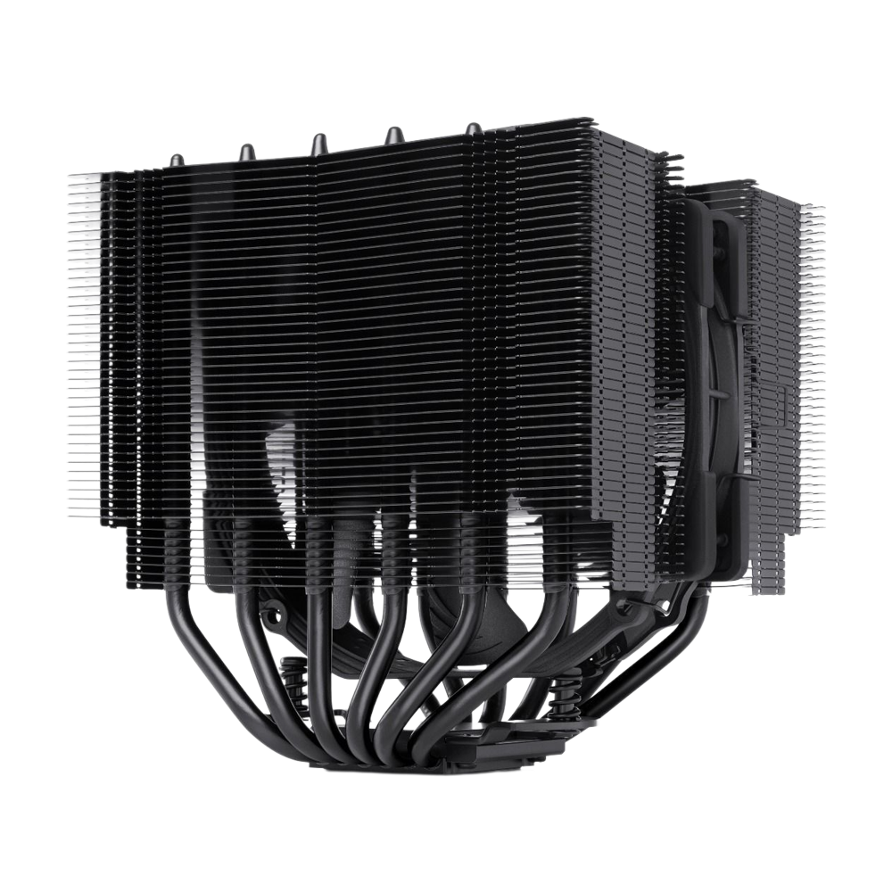 NOCTUA NH-D15S Chromax 140mm Premium Dual Tower CPU Air Cooler - Black