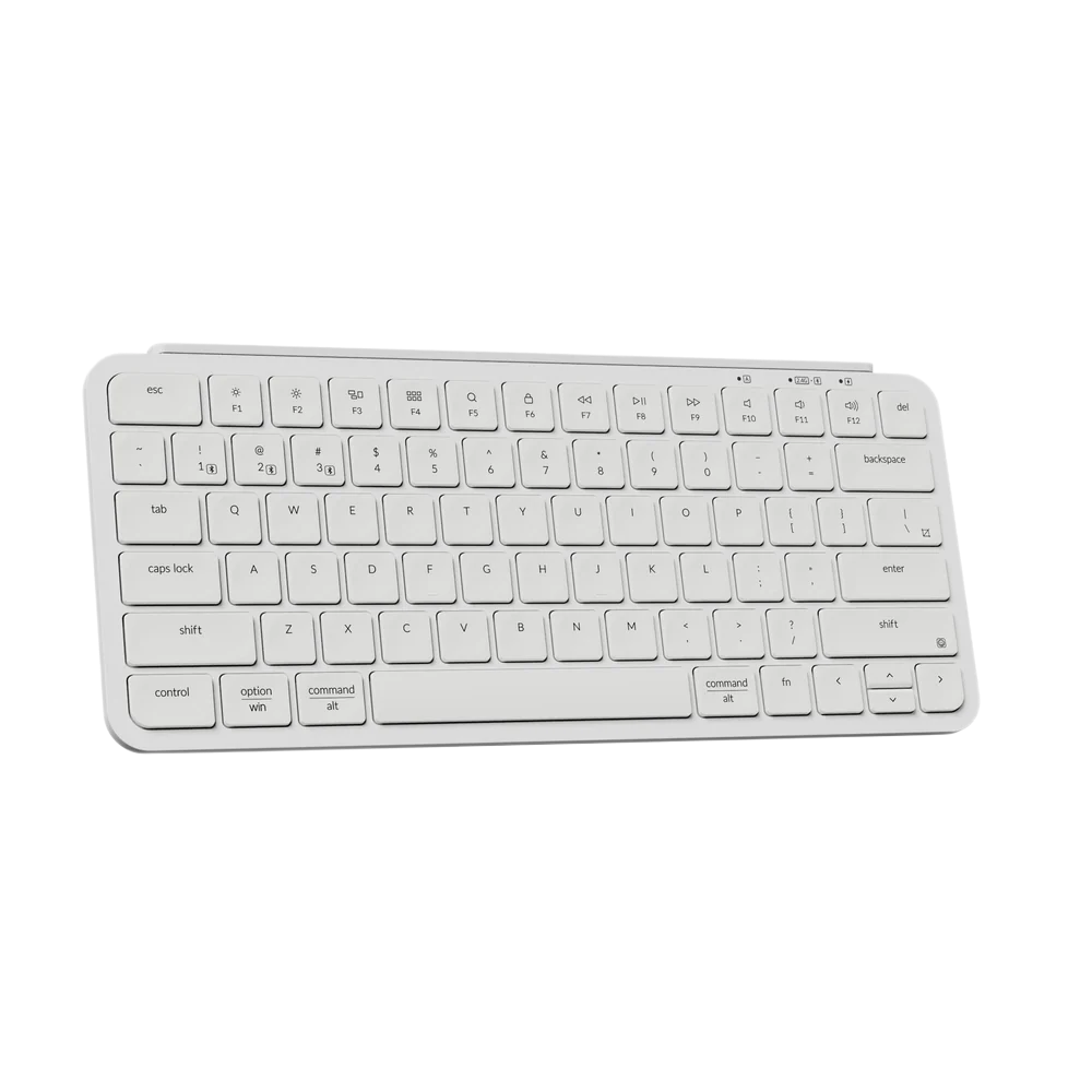 KEYCHRON B1 PRO 75% Ultra Slim Wireless Keyboard AR - Ivory White