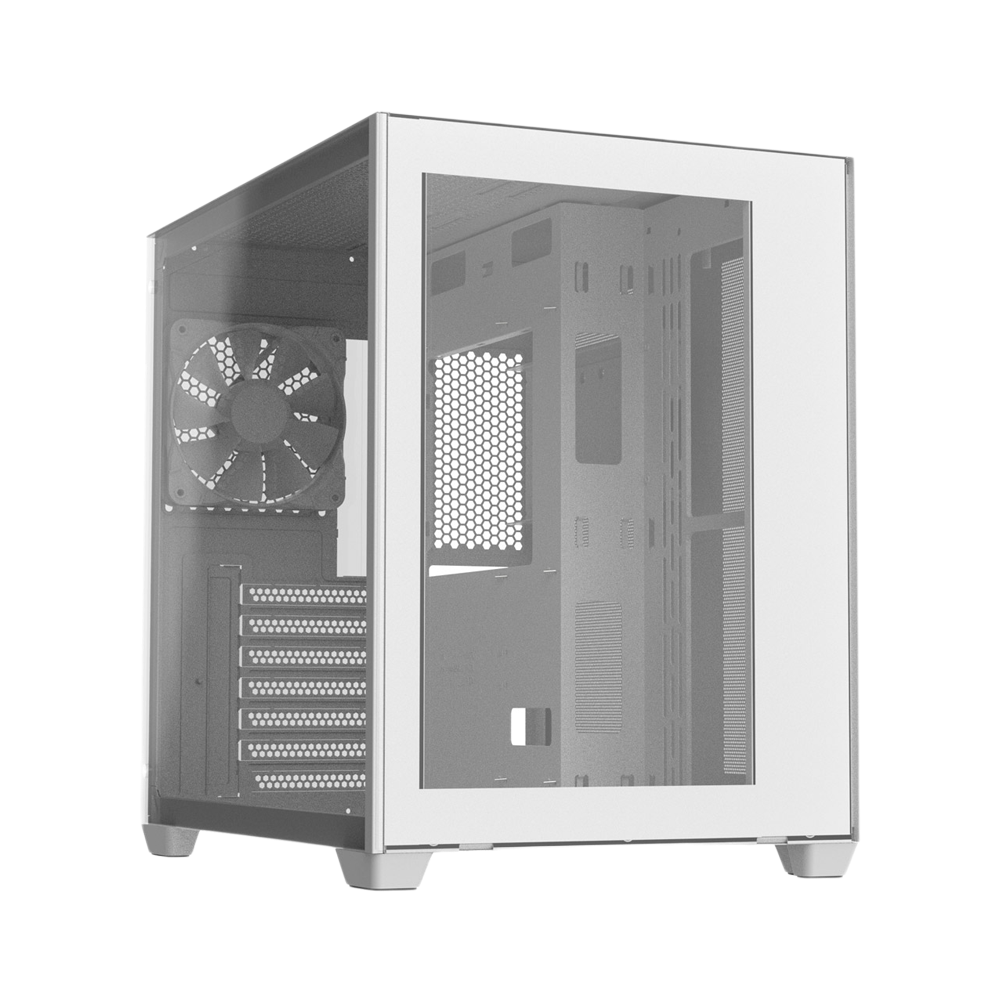 FSP CMT380W USB3.0x2 ATX Mid Tower - White