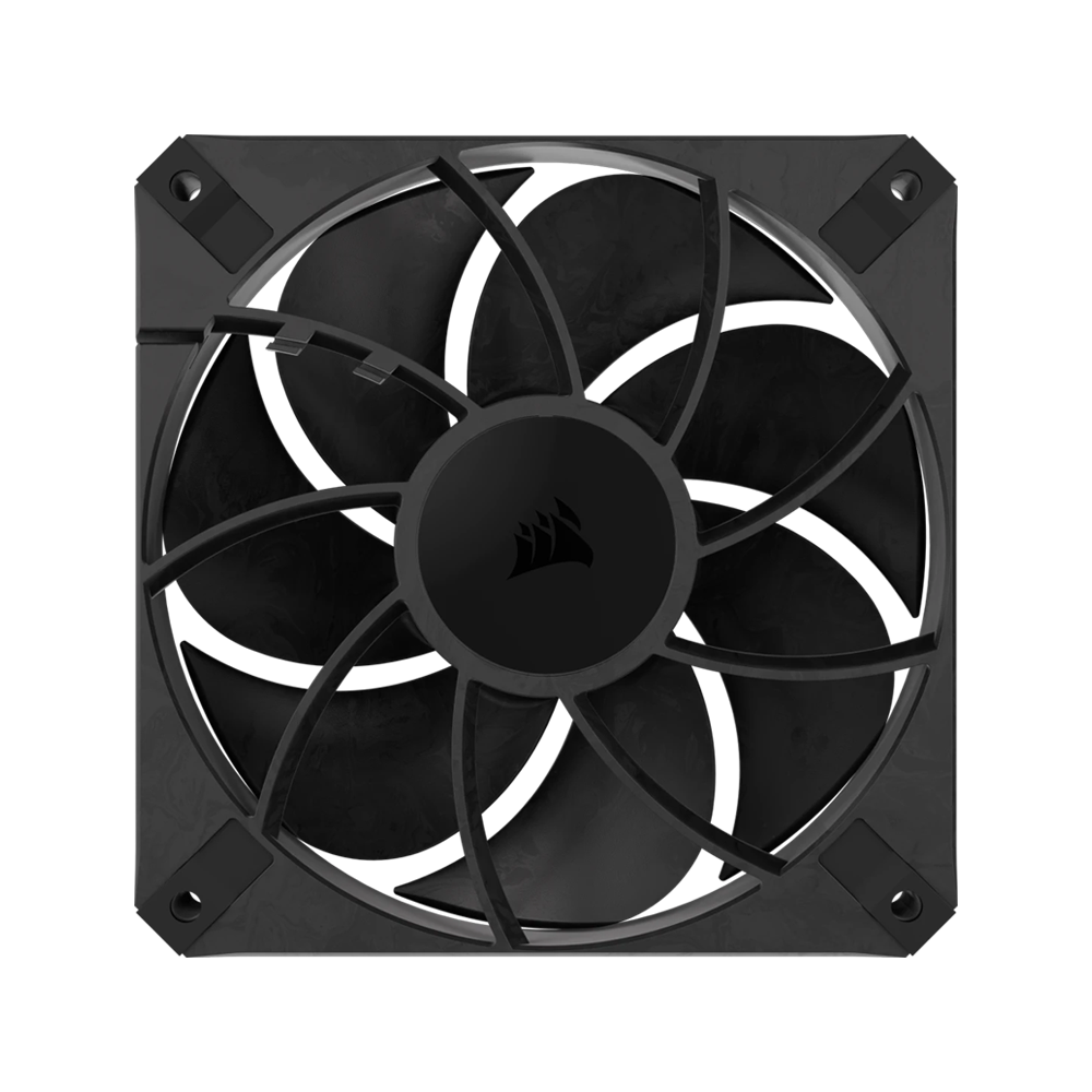 CORSAIR RS120 MAX 120mm PWM Thick Fans Triple Pack - Black