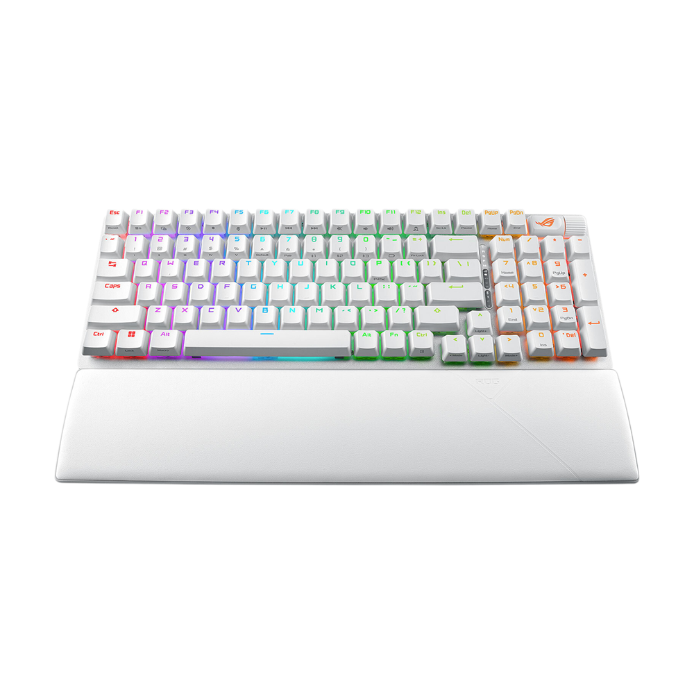 ASUS ROG STRIX SCOPE II RGB Wireless Mechanical Gaming Keyboard Arabic - White