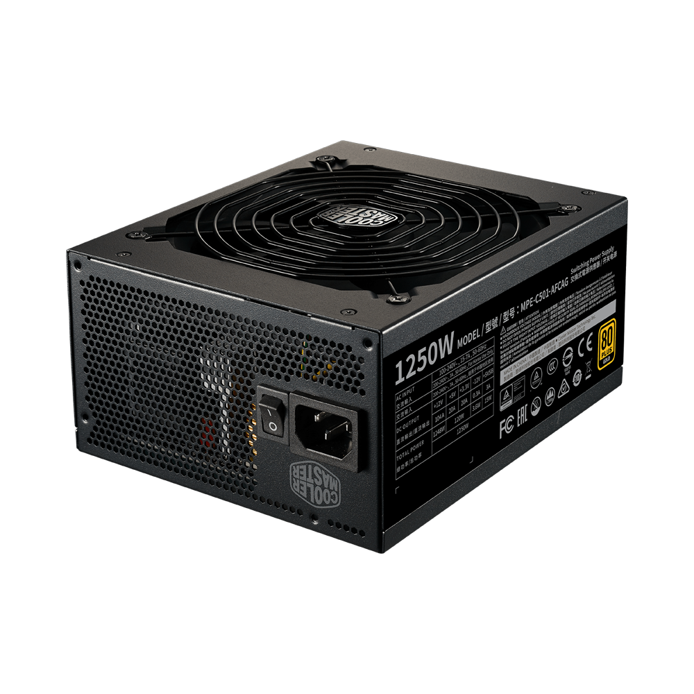 COOLER MASTER MWE 1250W V2 80 Plus Gold Fully Modular - Black