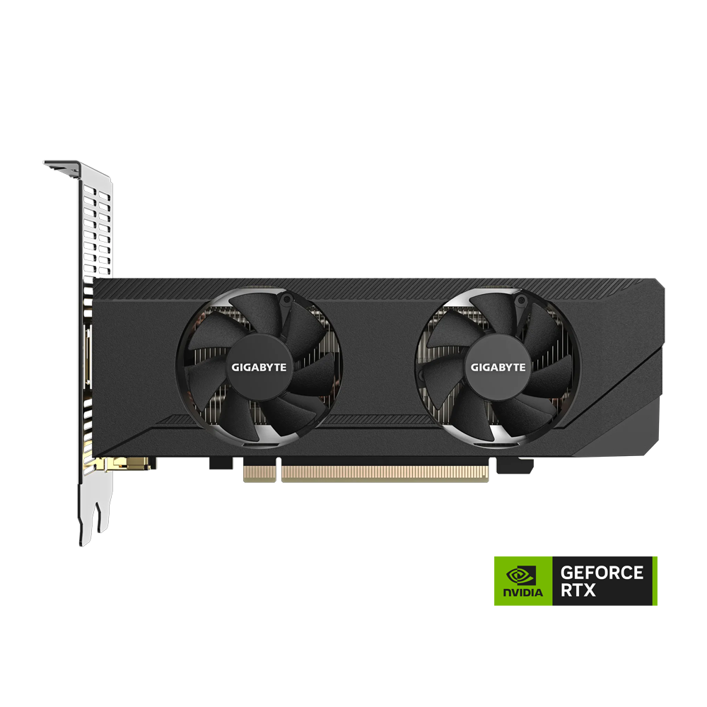GIGABYTE GeForce RTX 3050 OC Low Profile 6GB Graphic Card - Black