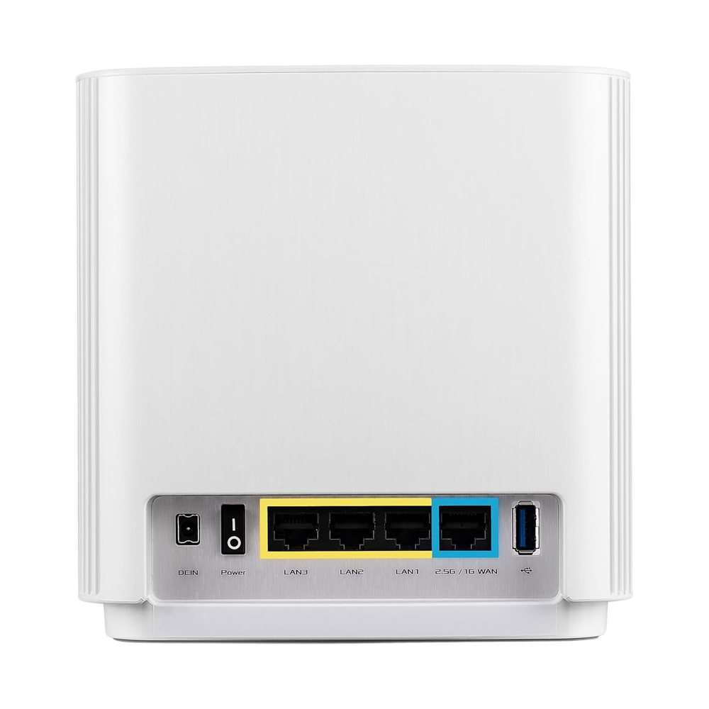 ASUS ZenWiFi AX XT8 - AX6600 Whole-Home Tri-band Mesh WiFi 6 System 1 Pack - White