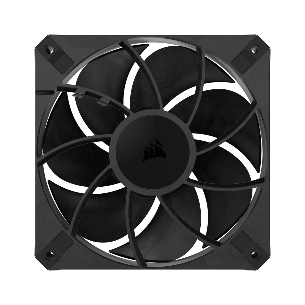 CORSAIR RS120 MAX 120mm PWM Thick Single Fan - Black