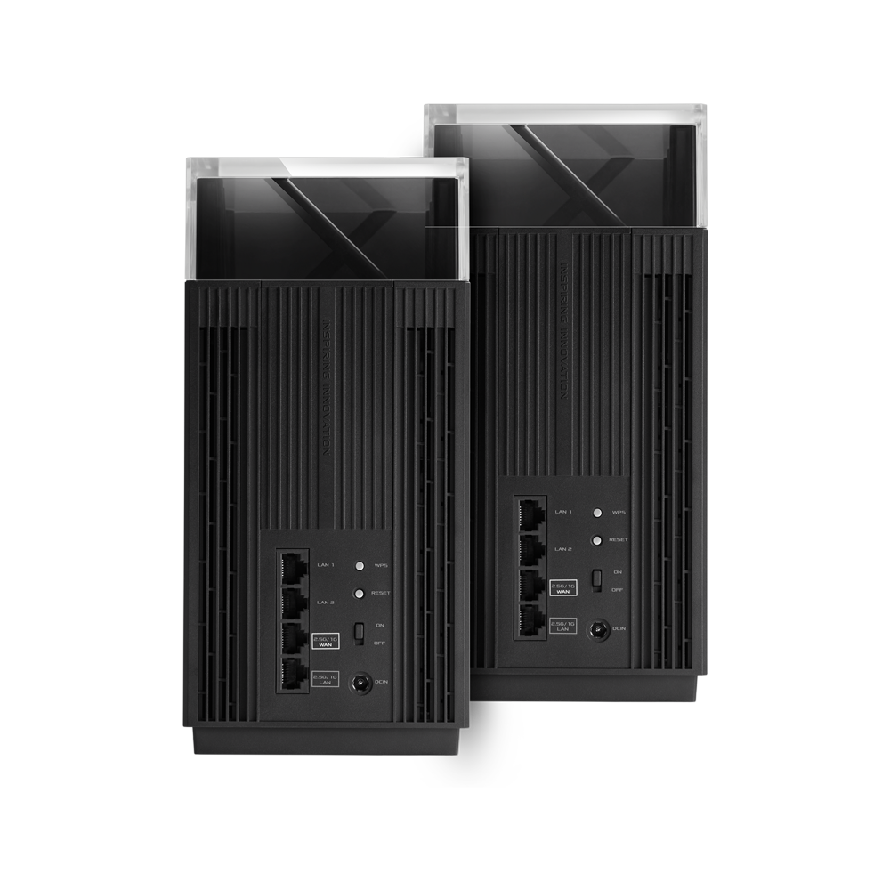 ASUS ZenWIFI PRO XT12 - AX11000 Tri-band Whole-Home WiFi 6 Mesh System 2 Pack - Black