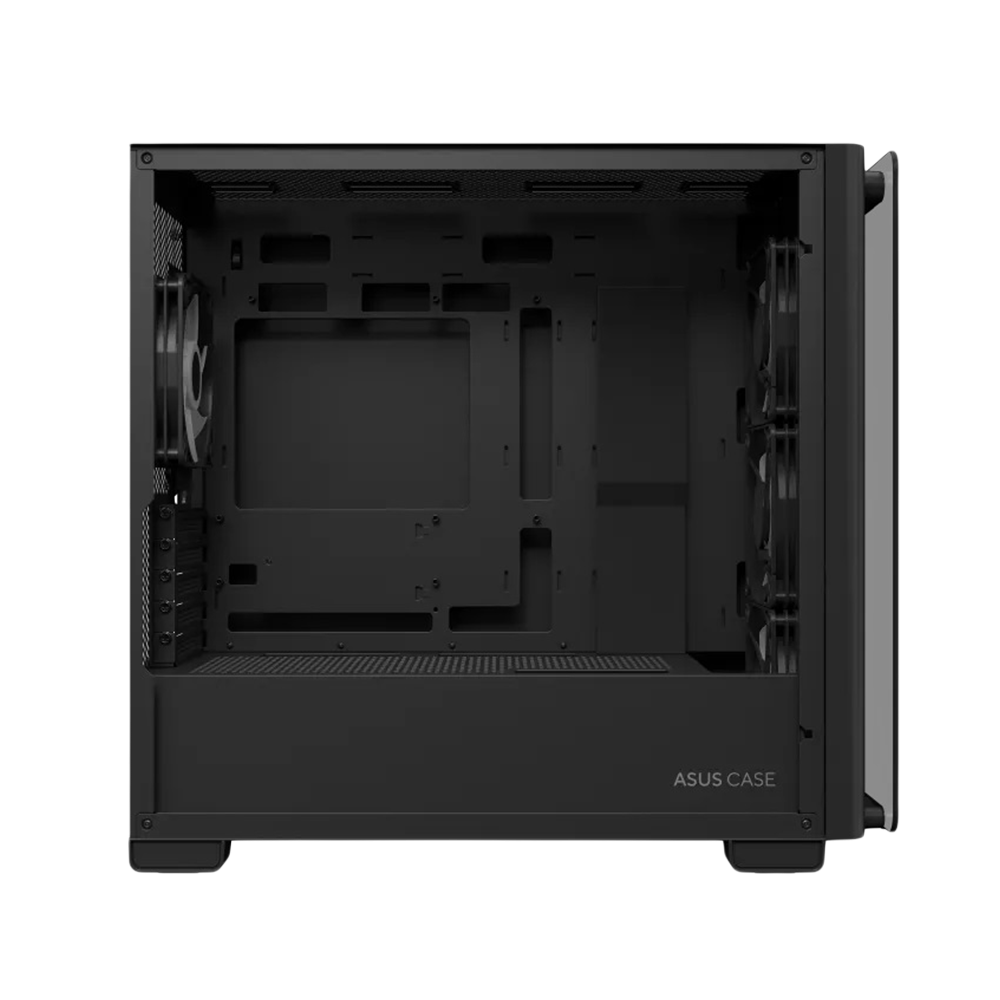 ASUS A23 PLUS With 4 Fan RGB ATX Mid Tower Case - Black