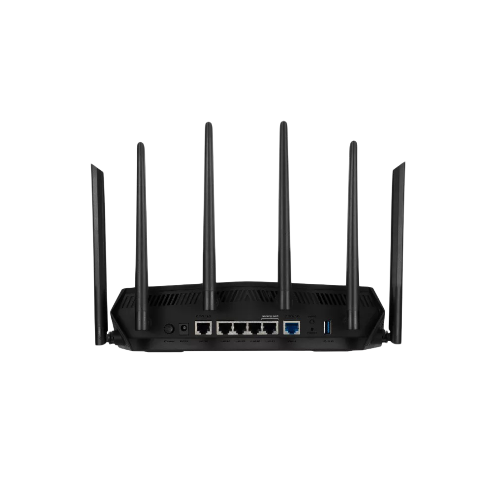 ASUS TUF Gaming AX6000 Dual Band WiFi 6 Gaming Router With Dedicated Gaming Port - Black