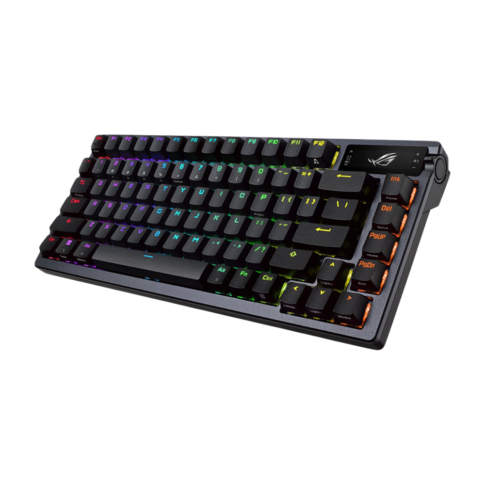 ASUS ROG AZOTH 75% RGB Wireless DIY Mechanical Gaming Keyboard EN/AR - Black