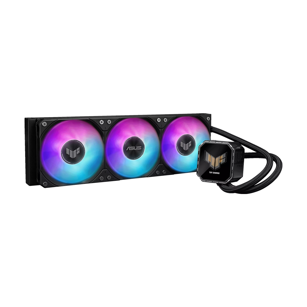 ASUS TUF Gaming III 360 ARGB LCD Liquid Cooler - Black