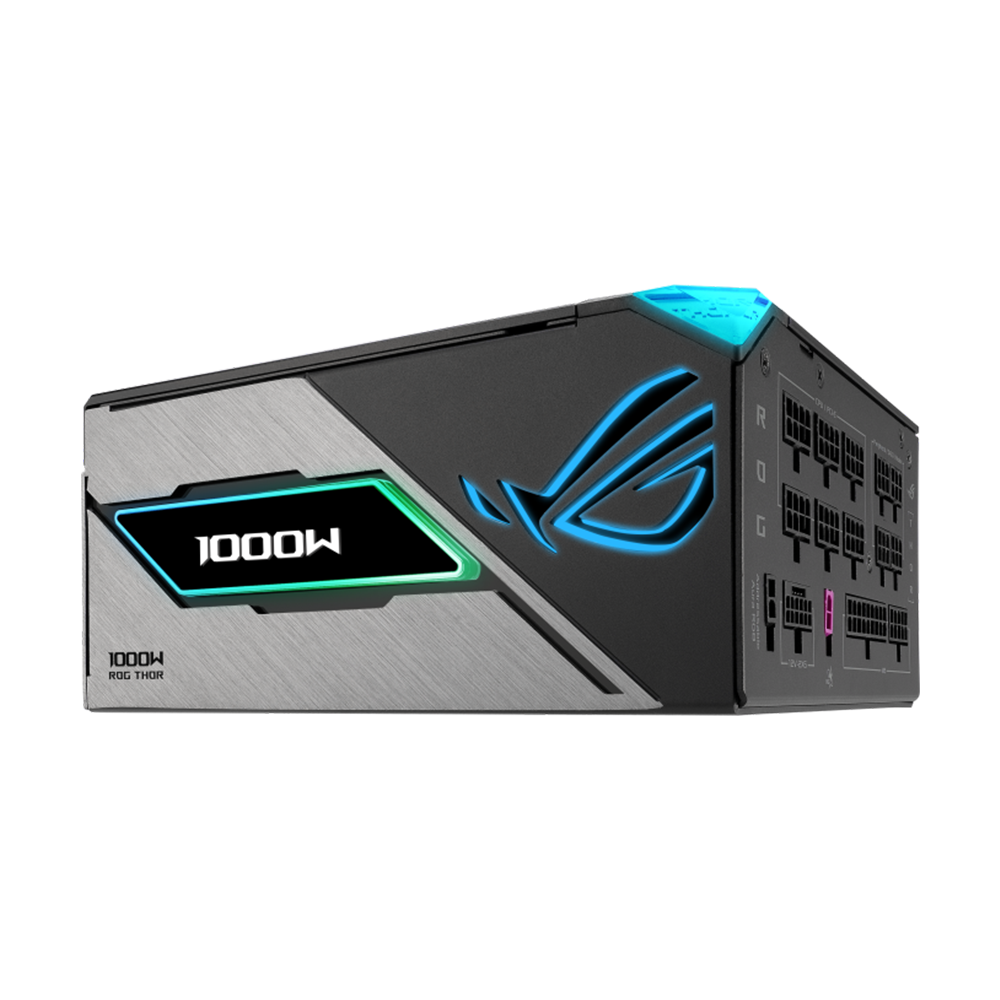 ASUS ROG Thor 1000W Platinum III 80 Plus Platinum ATX 3.1 PCIe Gen 5 Power Supply - Black