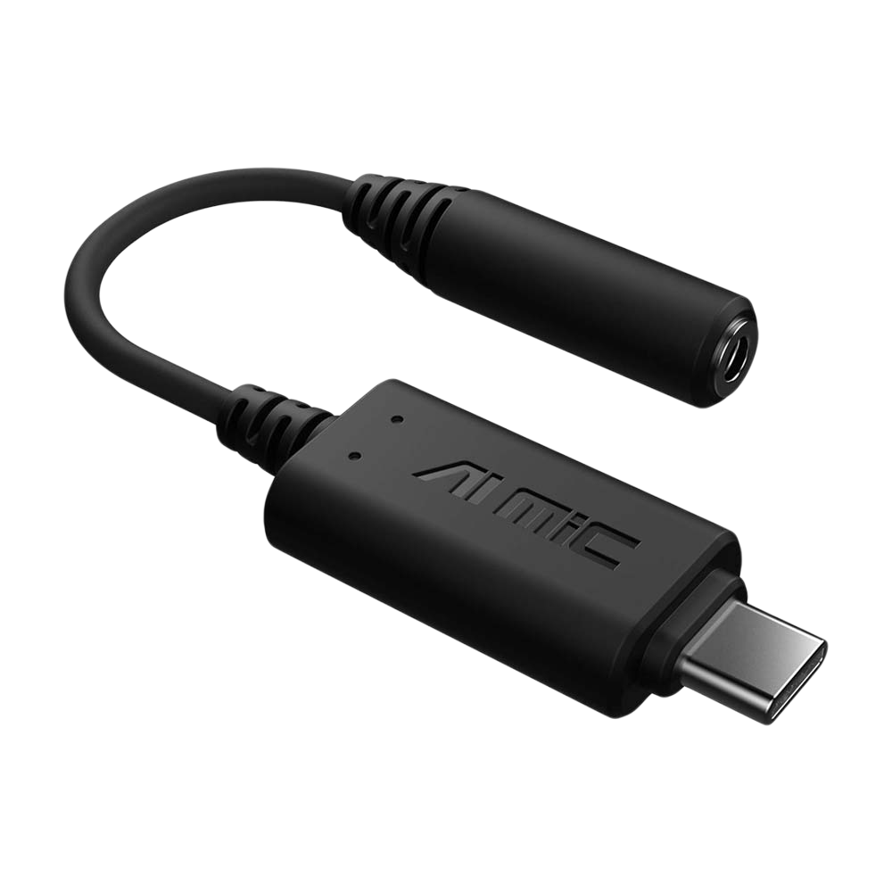 ASUS AI NOISE-CANCELING 3.5MM MICROPHONE ADAPTER