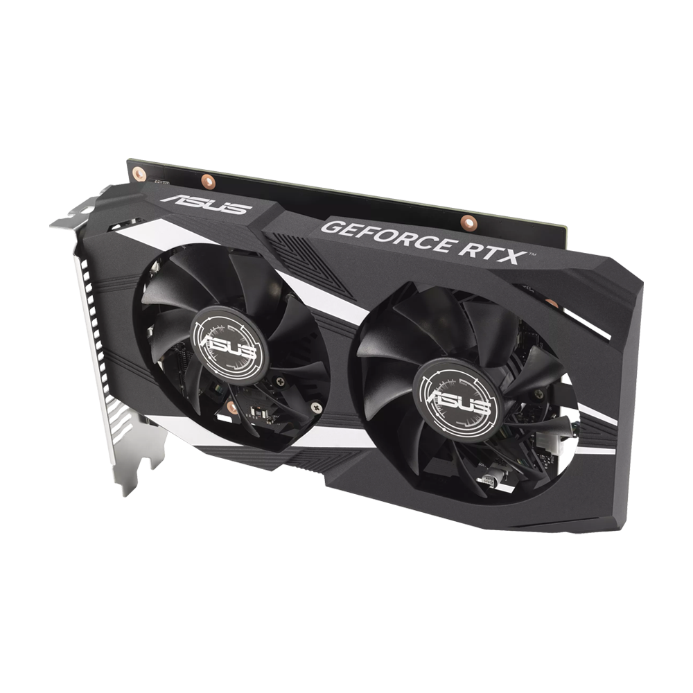 ASUS Dual Nvidia GeForce RTX 3050 OC 6GB GDDR6 Graphics Card - Black