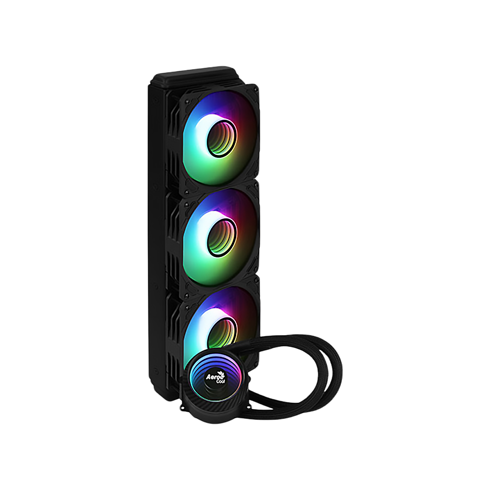 Aerocool Mirage L360 360MM ARGB CPU Liquid Cooler - Black
