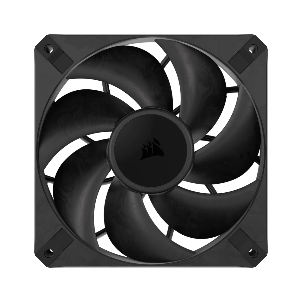 CORSAIR RS120 MAX 120mm PWM Thick Single Fan - Black