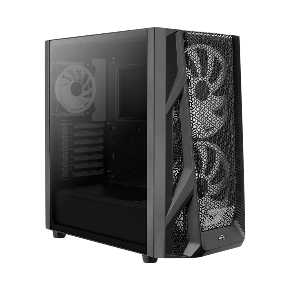 Aerocool AirHawk Duo ARGB Mid Tower Case – Black