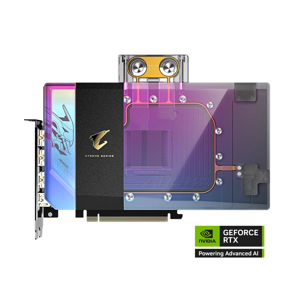 GIGABYTE AORUS GeForce RTX 5090 XTREME WATERFORCE WB 32GB Graphic Card - Black