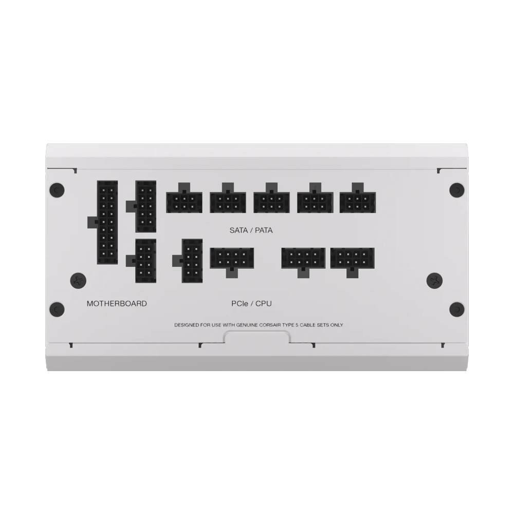 CORSAIR RM850x 850W 80 Plus Gold Shift Fully Modular Low Noise Side Connectors Power Supply - White