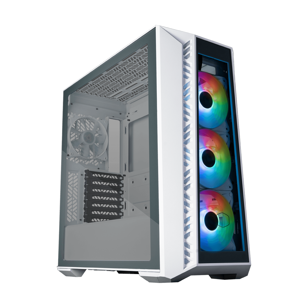 Cooler Master MasterBox 520 Mid Tower Gaming Case - White