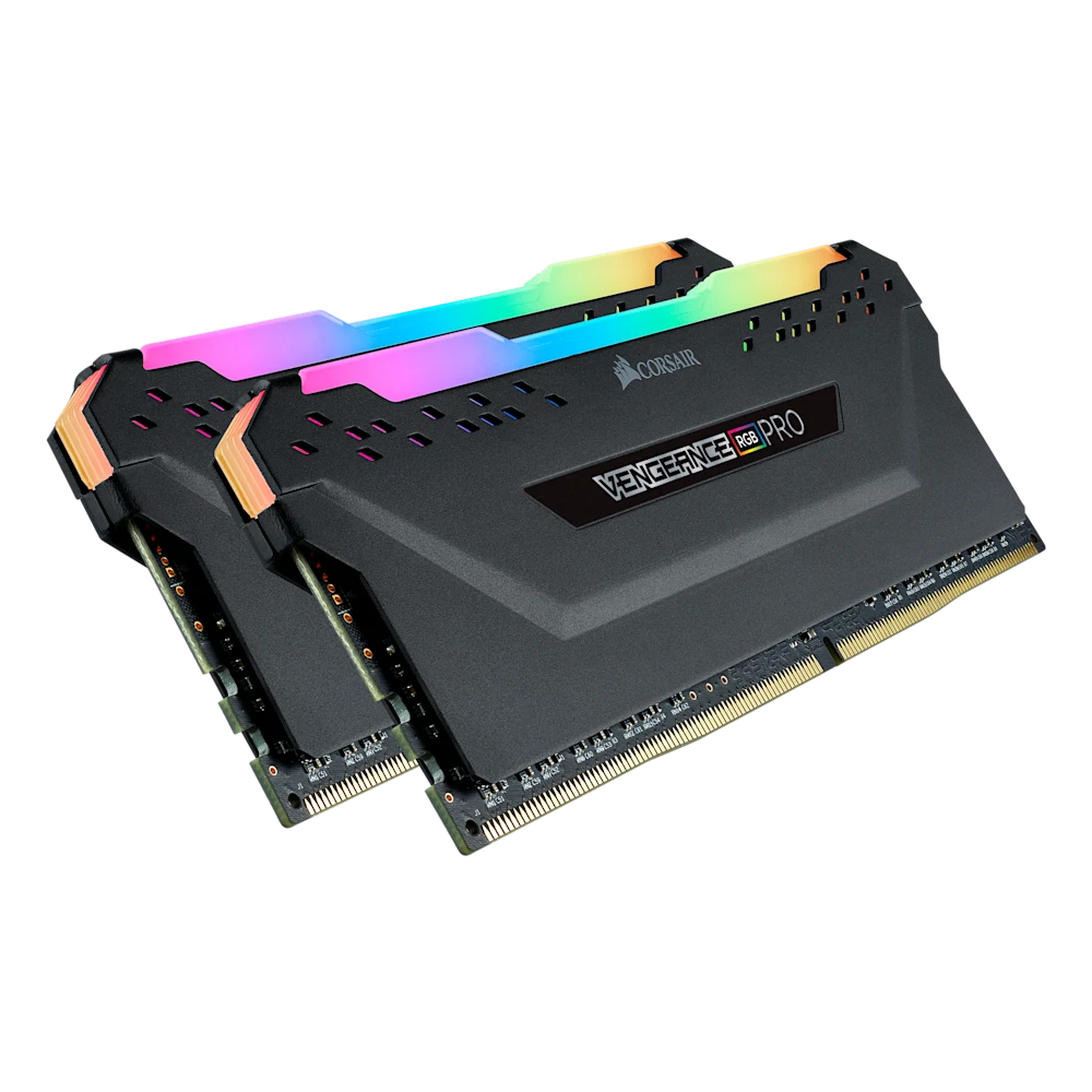 CORSAIR VENGEANCE RGB PRO 3600MHz 16GB(2 x 8GB) Memory Kit - Black